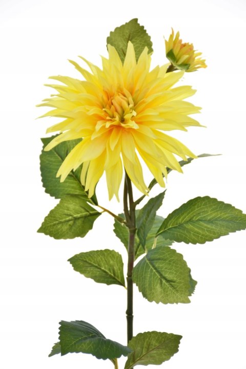 PAN KWIATEK - DALIA SZTUCZNA KWIATY SZTUCZNE ULTRA yellow NOWOŚĆ