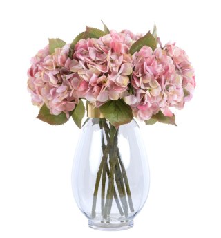 PAN KWIATEK- Hortensja pojedyncza SZTUCZNA dr.violet kolor 48cm nowość