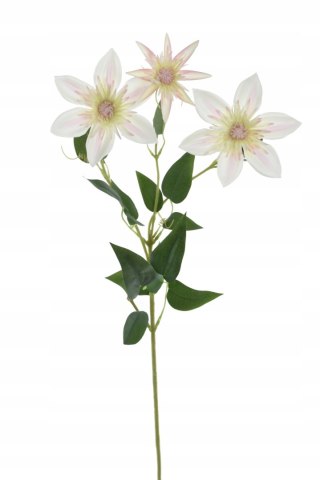 PAN KWIATEK - KLEMATIS KWIATY SZTUCZNE KWIAT DEKORACYJNY PREMIUM 74cm