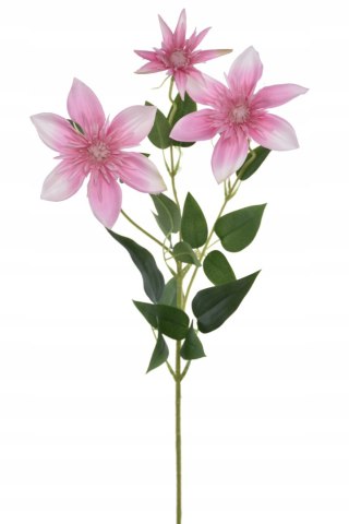 PAN KWIATEK - KLEMATIS KWIATY SZTUCZNE KWIAT DEKORACYJNY PREMIUM 74cm