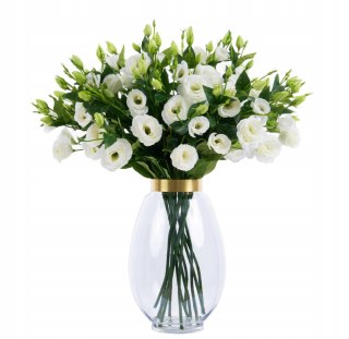 Pan Kwiatek EUSTOMA wielkokwiatowa sztuczna Królewska 76cm PREMIUM 2025