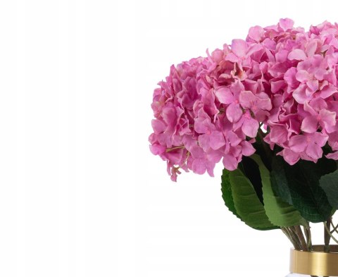 PAN KWIATEK- HORTENSJA PINK nr26 POJEDYŃCZA KWIATY SZTYCZNE gałązka premium
