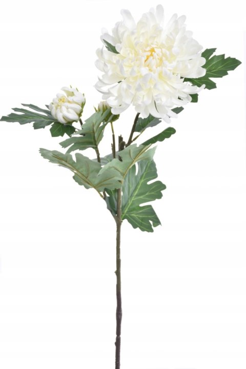 PAN KWIATEK - Sztuczne kwiaty Chryzantema sztuczna biała 88cm XXL WHITE PAN KWIATEK - Sztuczne kwiaty Chryzantema sztuczna biała 88cm XXL WHITE