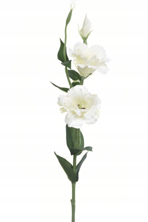PAN KWIATEK- EUSTOMA WIELOKWIATOWA SZTUCZNA BIAŁA KWIATY SZTUCZNE 65cm