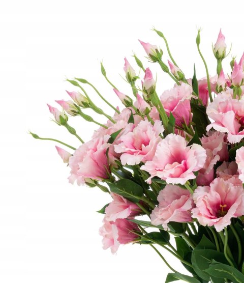 PAN KWIATEK- EUSTOMA kwiaty sztuczne kwiat DEKORACYJNY EUSTOMY 80cm PREMIUM