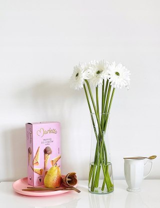 PAN KWIATEK_GERBERA sztuczna biała KWIATY SZTUCZNE KWIAT nr.2