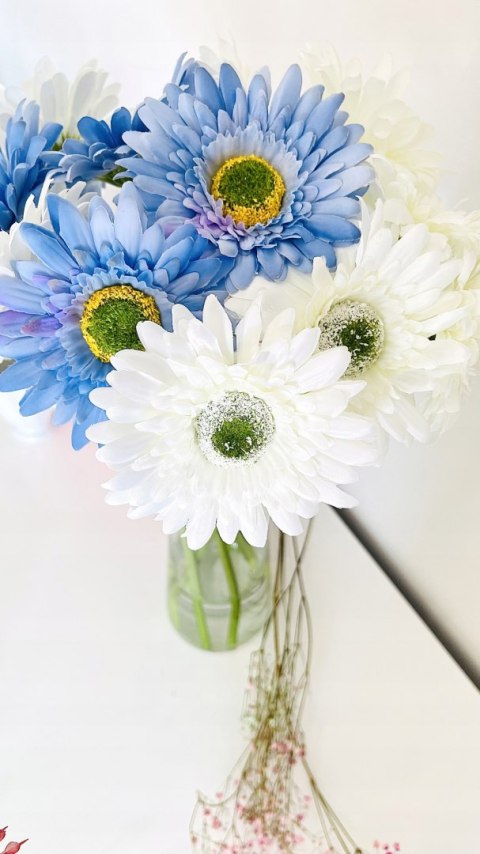 PAN KWIATEK_GERBERA sztuczna biała KWIATY SZTUCZNE KWIAT nr.2 PAN KWIATEK_GERBERA sztuczna biała KWIATY SZTUCZNE KWIAT nr.2